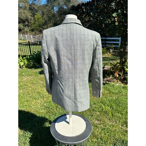 VTG Ladies Pendleton 100% Virgin Wool Gray Blazer 12P - Picture 2 of 12